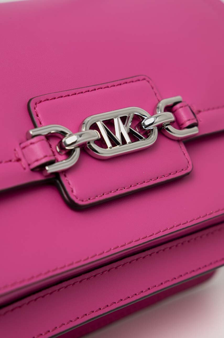 MICHAEL Michael Kors Кожена чанта в розово - Pepit.bg