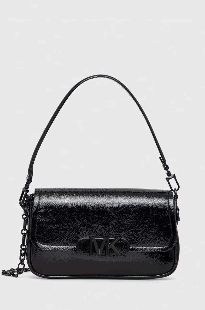 MICHAEL Michael Kors Кожена чанта в черно - Pepit.bg