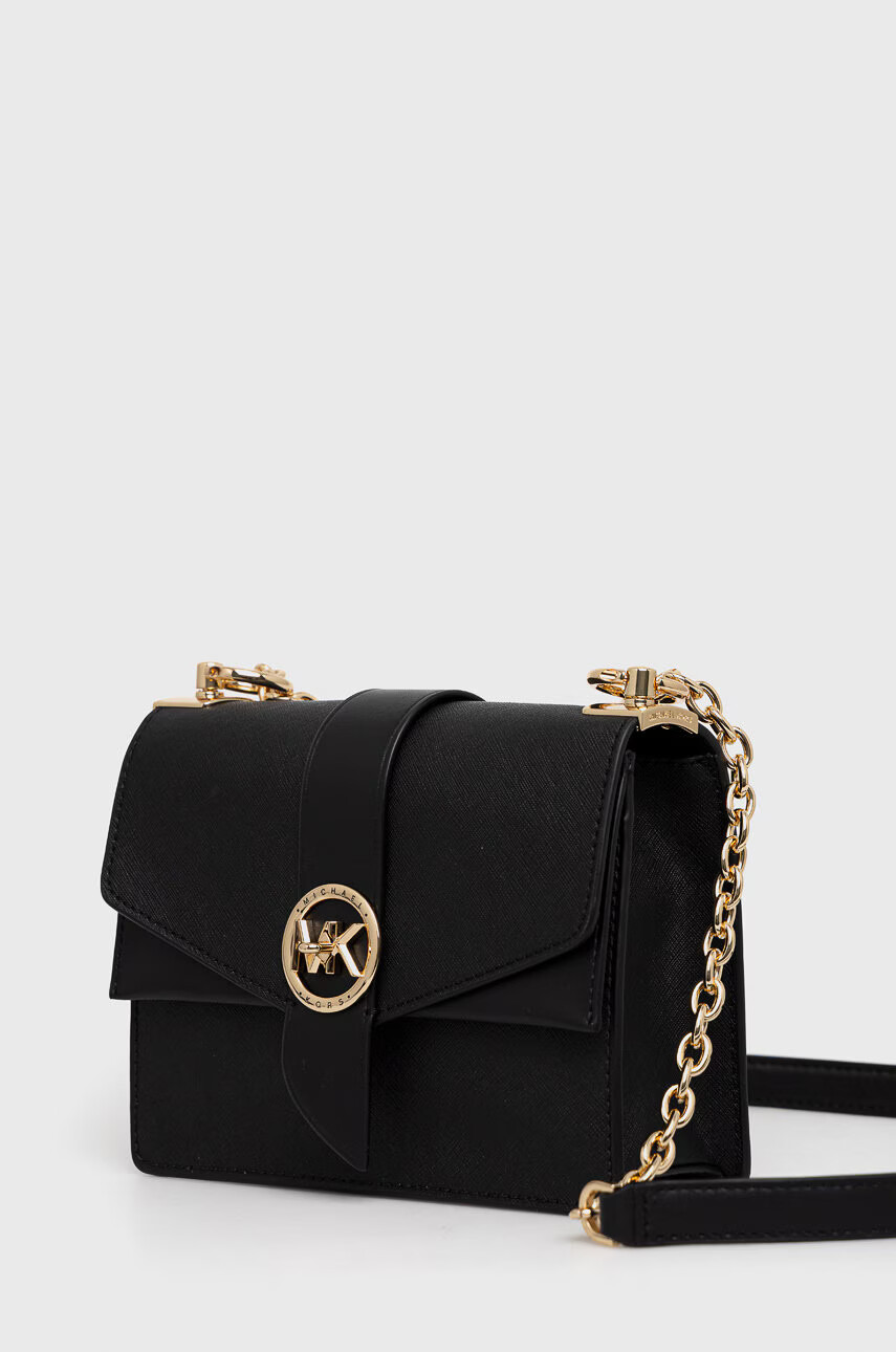 MICHAEL Michael Kors Кожена чанта в черно - Pepit.bg