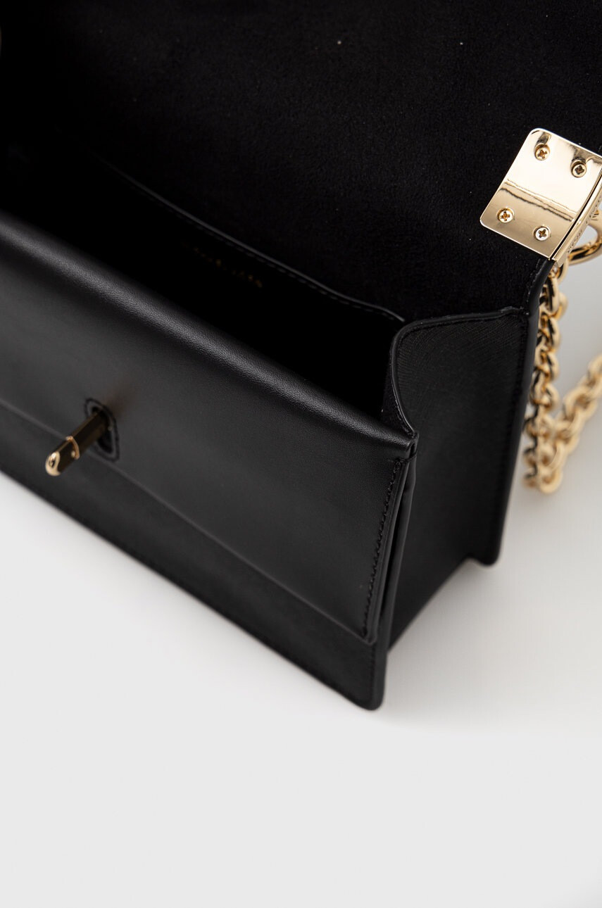 MICHAEL Michael Kors Кожена чанта в черно - Pepit.bg