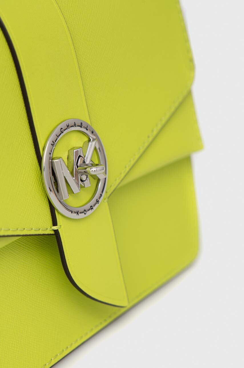MICHAEL Michael Kors Кожена чанта в зелено - Pepit.bg