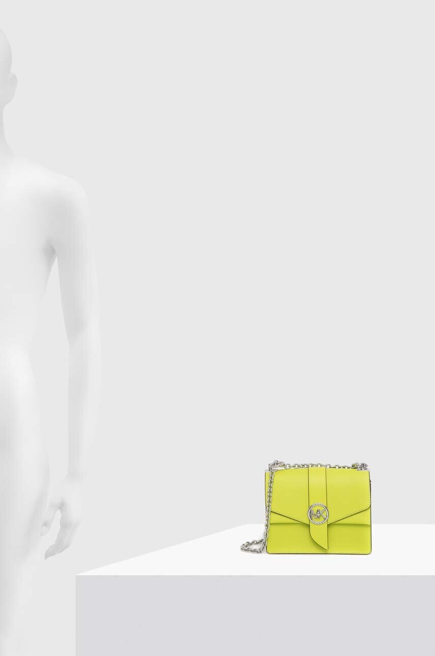 MICHAEL Michael Kors Кожена чанта в зелено - Pepit.bg