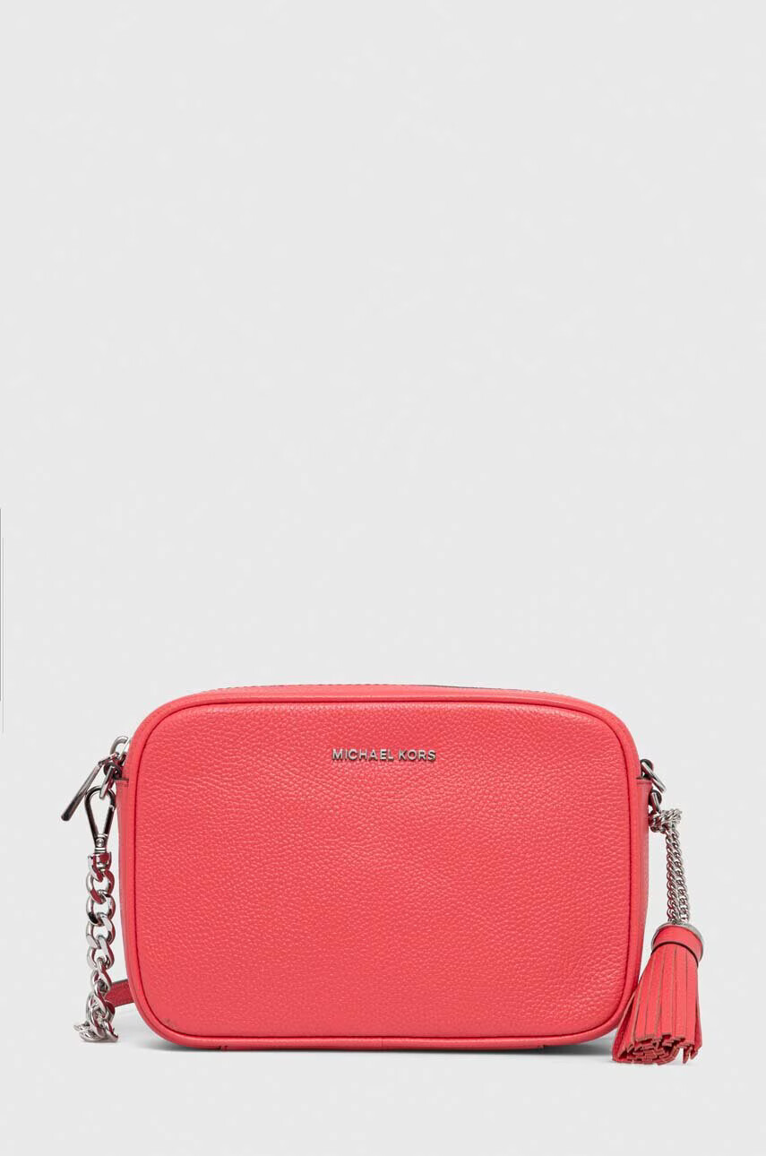 MICHAEL Michael Kors Кожена чанта в черно - Pepit.bg
