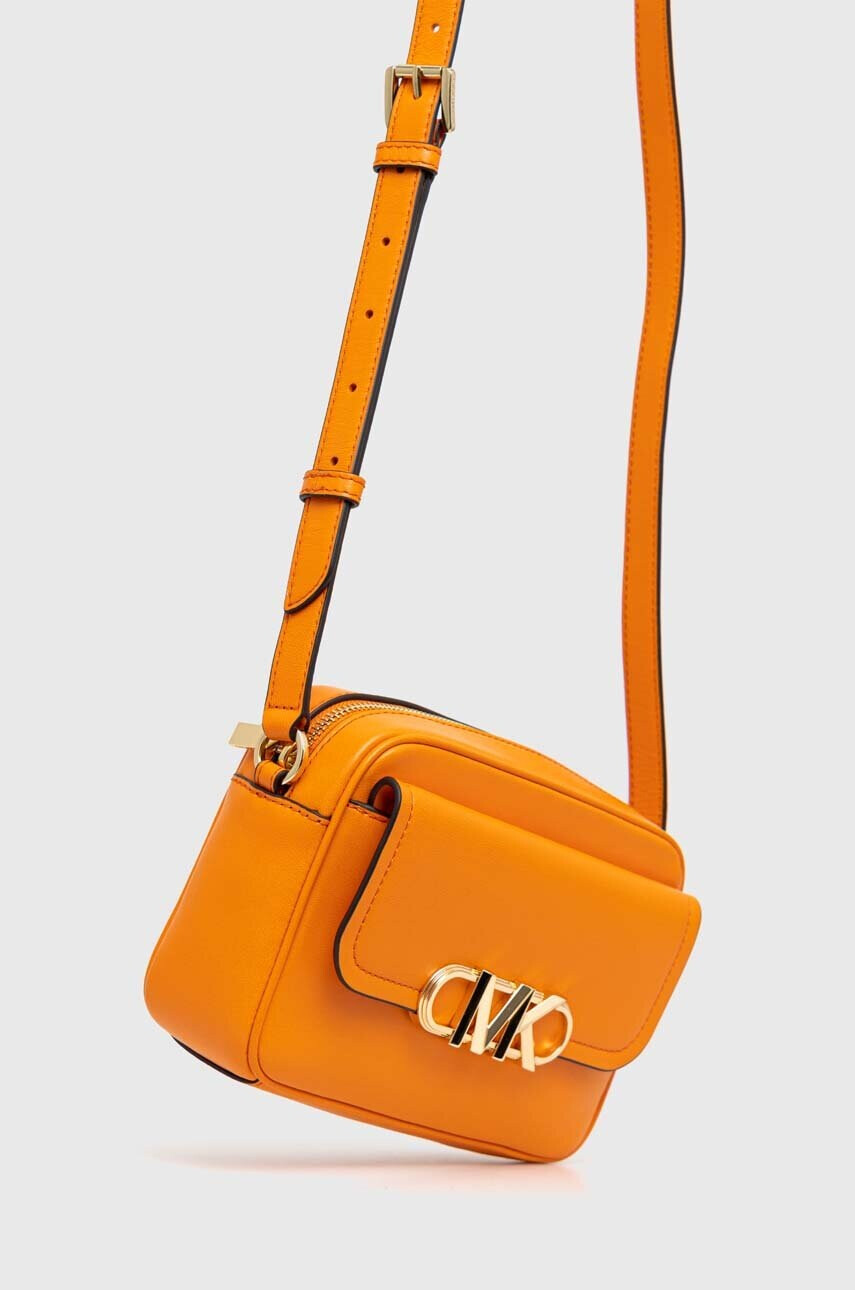 MICHAEL Michael Kors Кожена чанта в оранжево - Pepit.bg