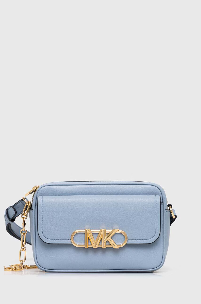 MICHAEL Michael Kors Кожена чанта в синьо - Pepit.bg