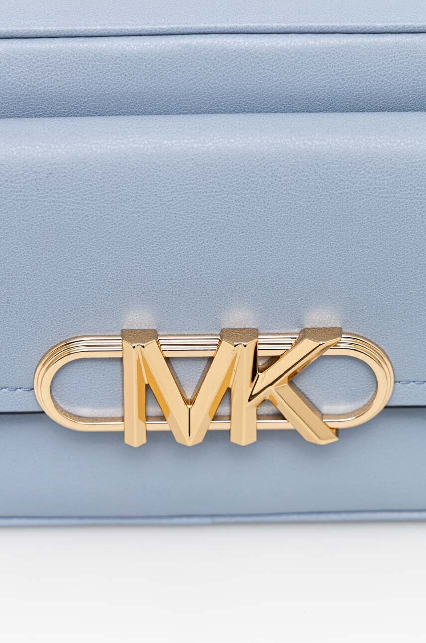 MICHAEL Michael Kors Кожена чанта в синьо - Pepit.bg