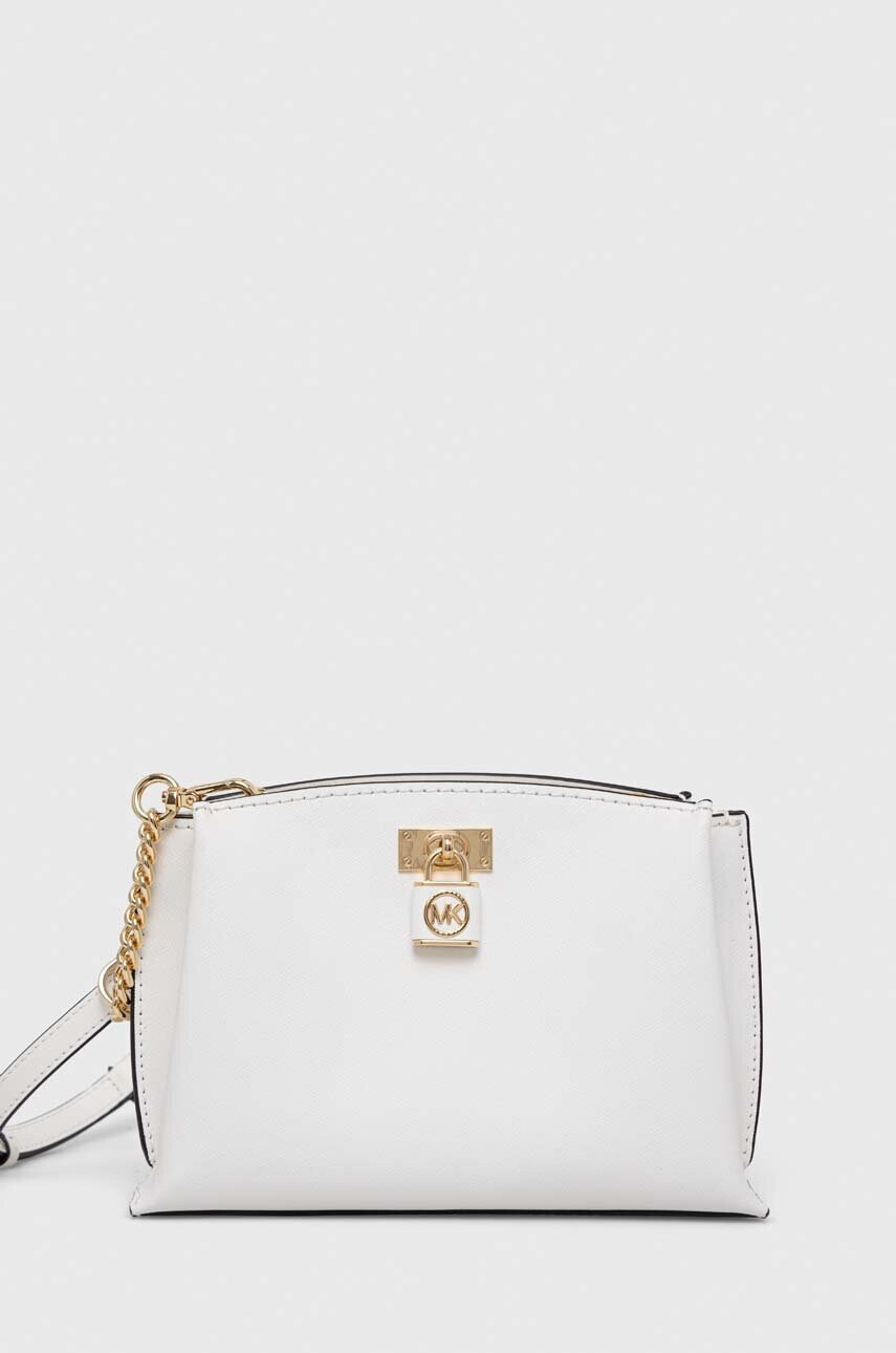 MICHAEL Michael Kors Кожена чанта в бяло - Pepit.bg