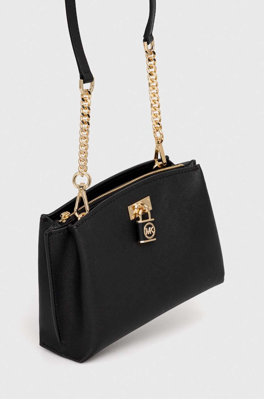 MICHAEL Michael Kors Кожена чанта в черно - Pepit.bg
