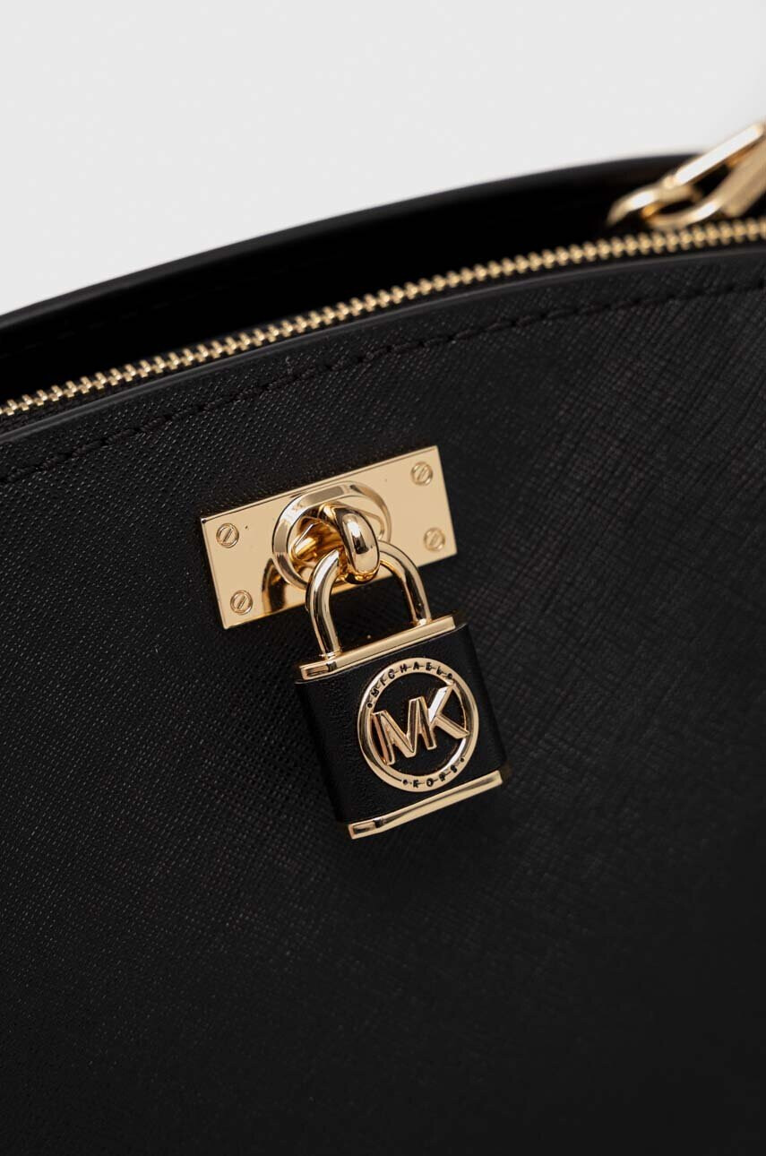 MICHAEL Michael Kors Кожена чанта в черно - Pepit.bg