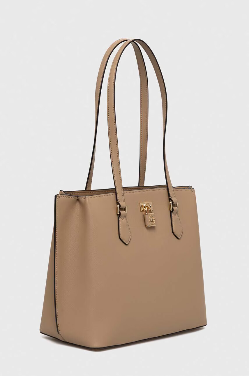 MICHAEL Michael Kors Кожена чанта в бежово - Pepit.bg