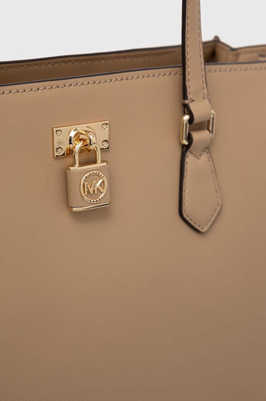 MICHAEL Michael Kors Кожена чанта в бежово - Pepit.bg