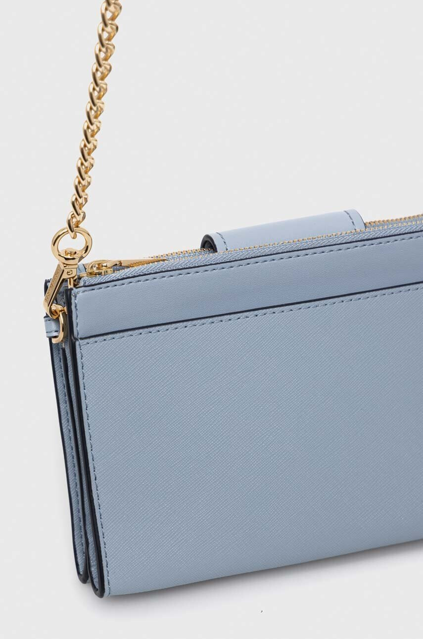 MICHAEL Michael Kors Кожена чанта в синьо - Pepit.bg