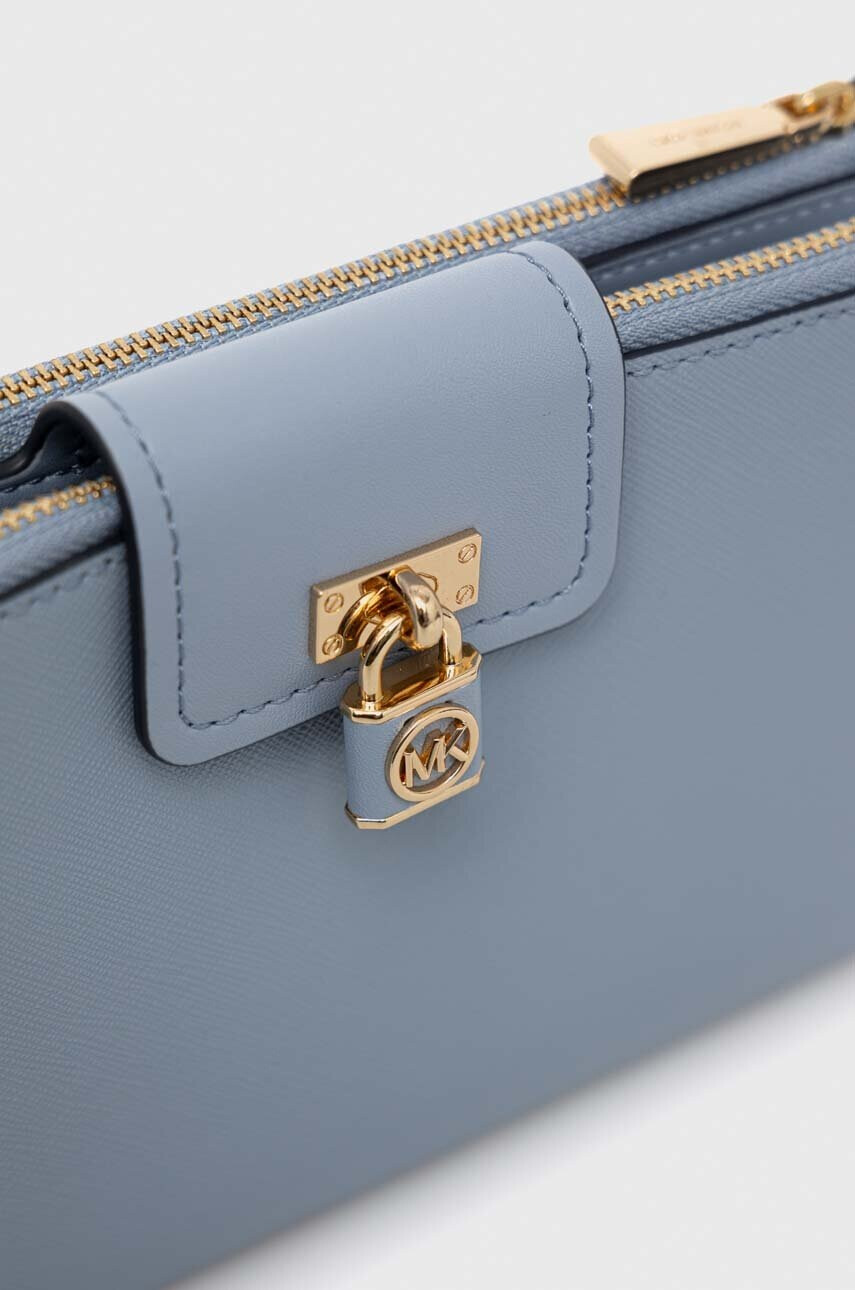 MICHAEL Michael Kors Кожена чанта в синьо - Pepit.bg