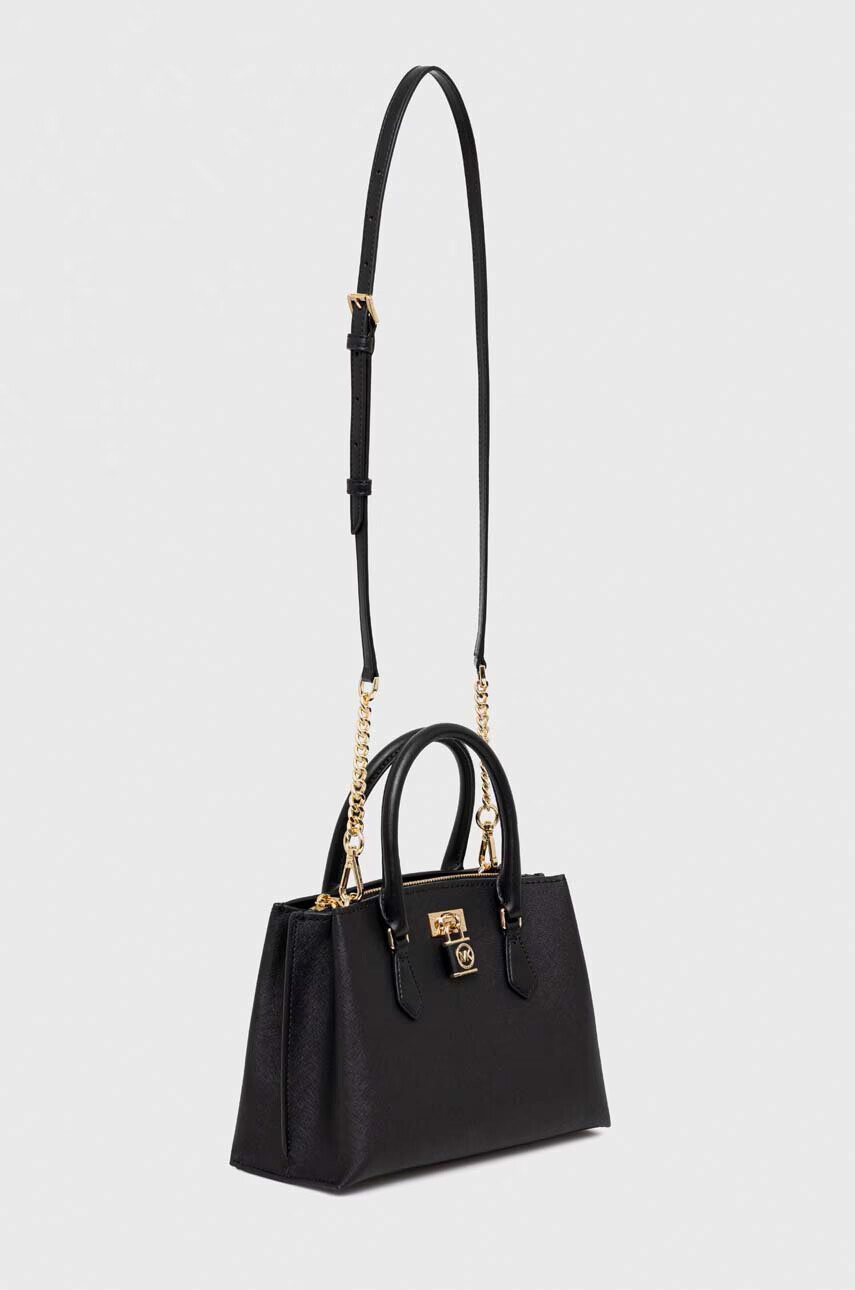 MICHAEL Michael Kors Кожена чанта в черно - Pepit.bg