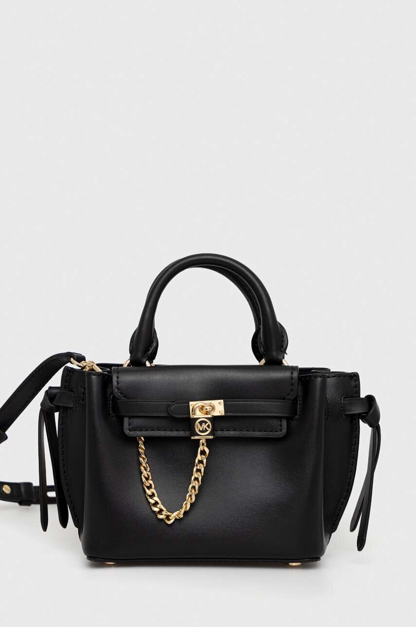 MICHAEL Michael Kors Кожена чанта в черно - Pepit.bg