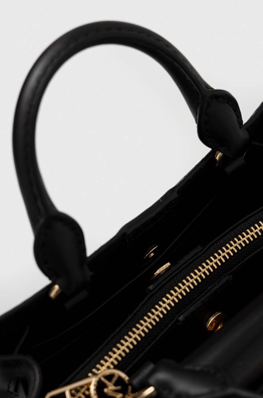 MICHAEL Michael Kors Кожена чанта в черно - Pepit.bg