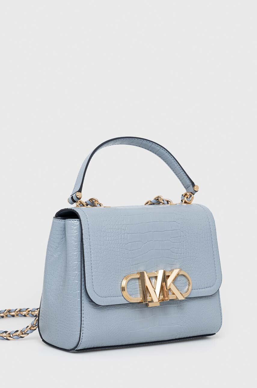 MICHAEL Michael Kors Кожена чанта в синьо - Pepit.bg