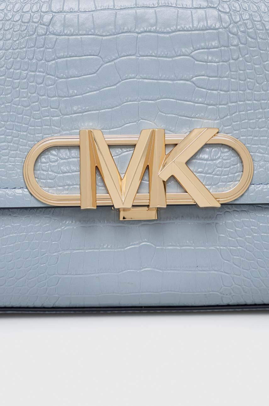 MICHAEL Michael Kors Кожена чанта в синьо - Pepit.bg