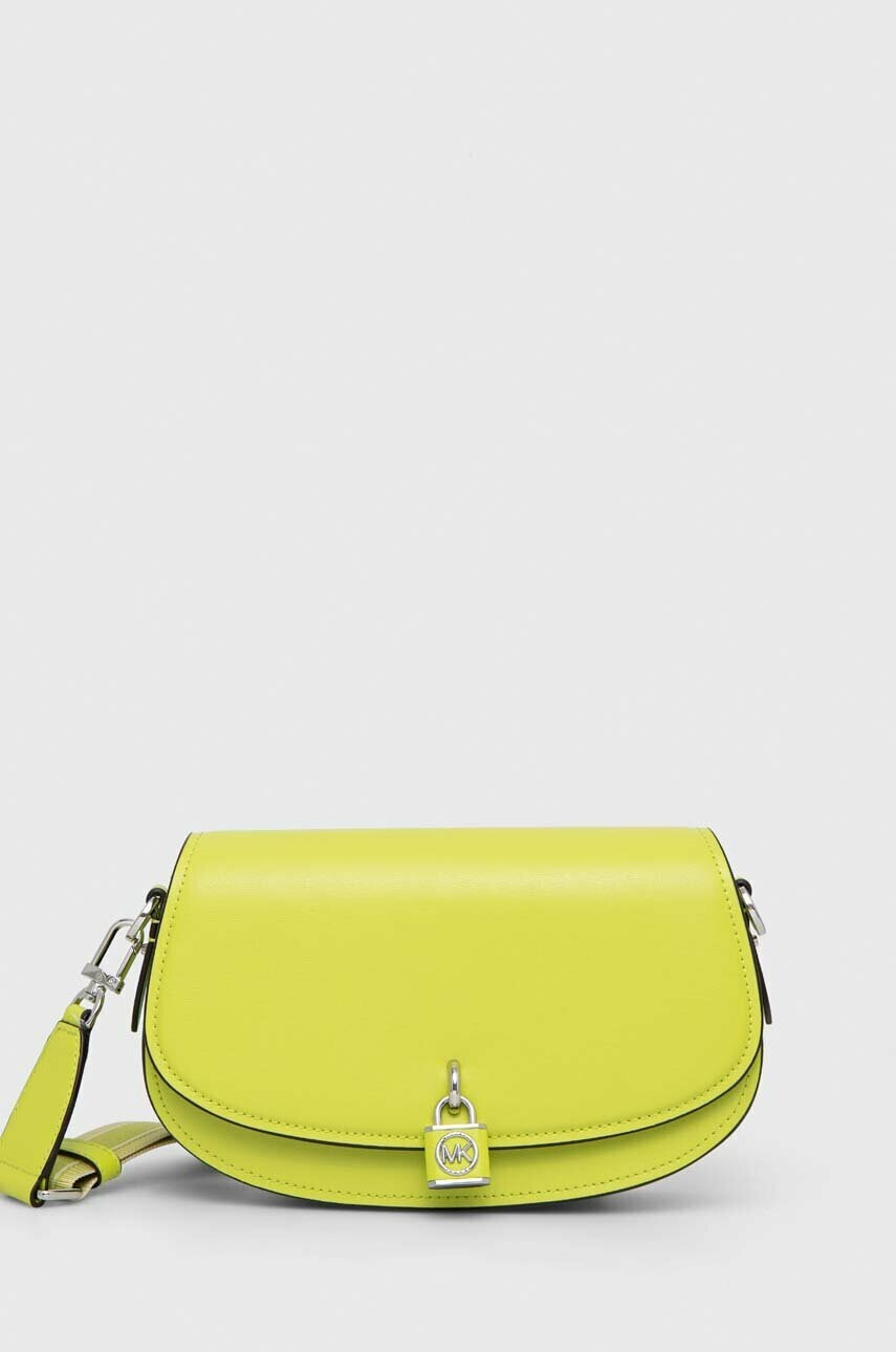 MICHAEL Michael Kors Кожена чанта в жълто - Pepit.bg