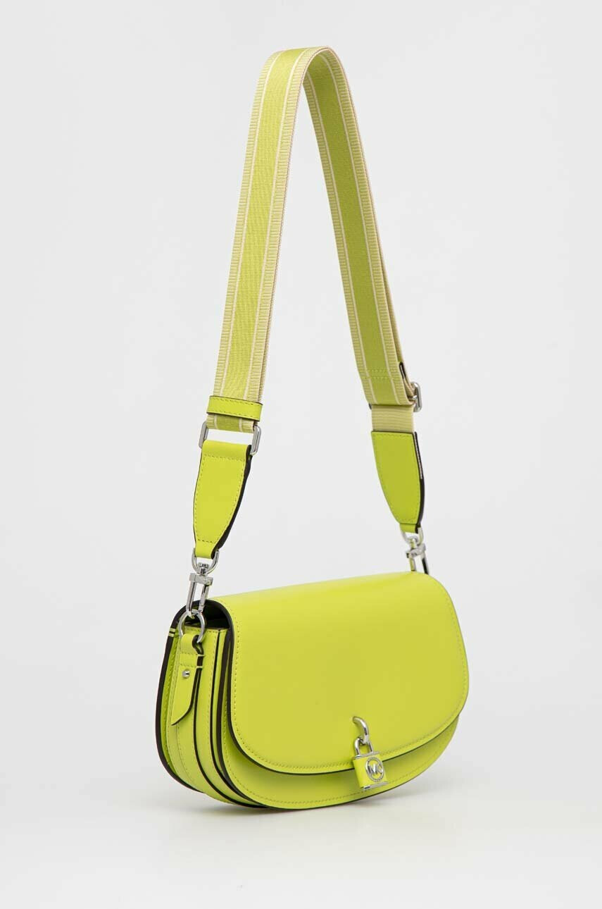 MICHAEL Michael Kors Кожена чанта в жълто - Pepit.bg