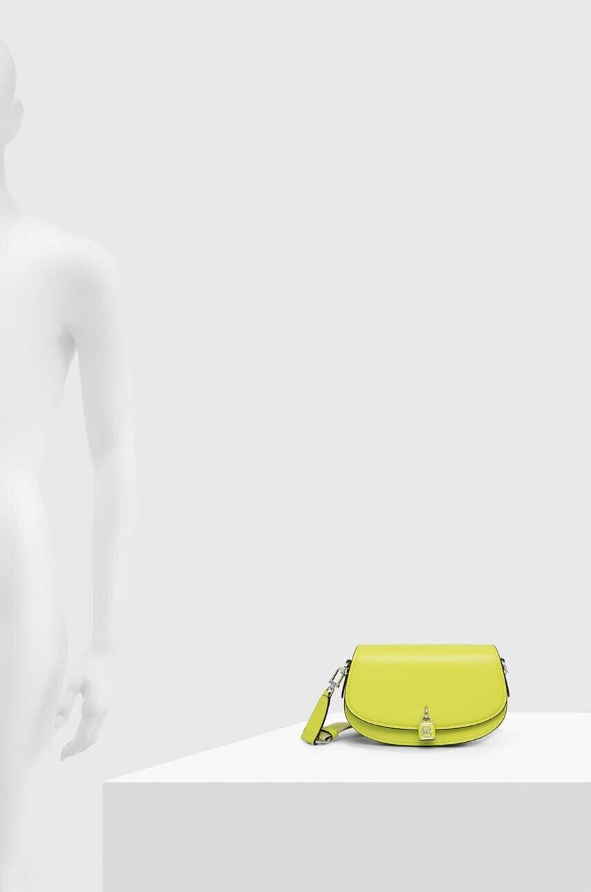 MICHAEL Michael Kors Кожена чанта в жълто - Pepit.bg