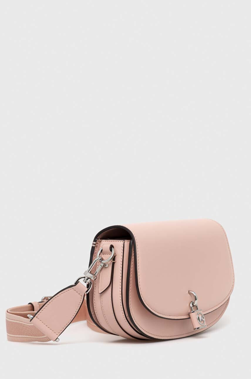 MICHAEL Michael Kors Кожена чанта в розово - Pepit.bg