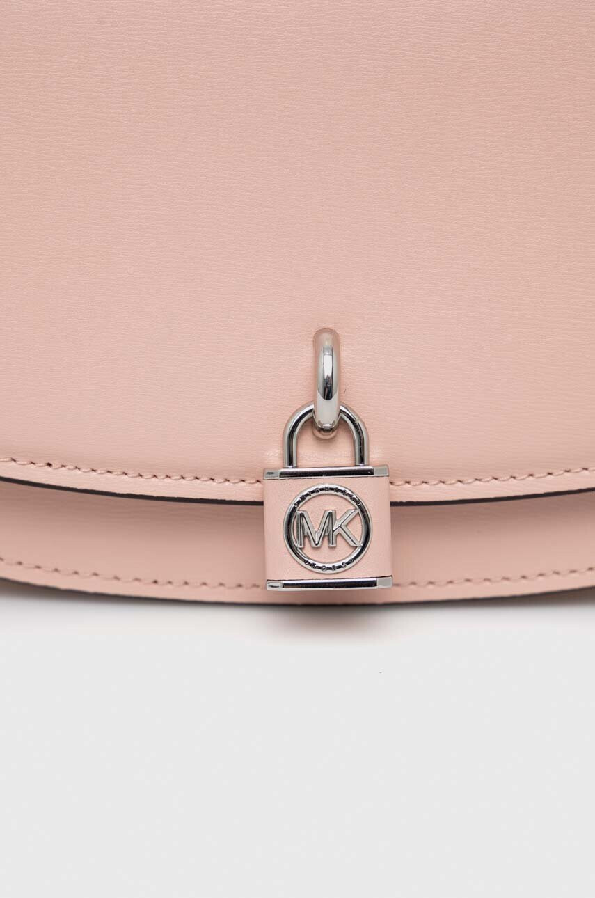 MICHAEL Michael Kors Кожена чанта в розово - Pepit.bg