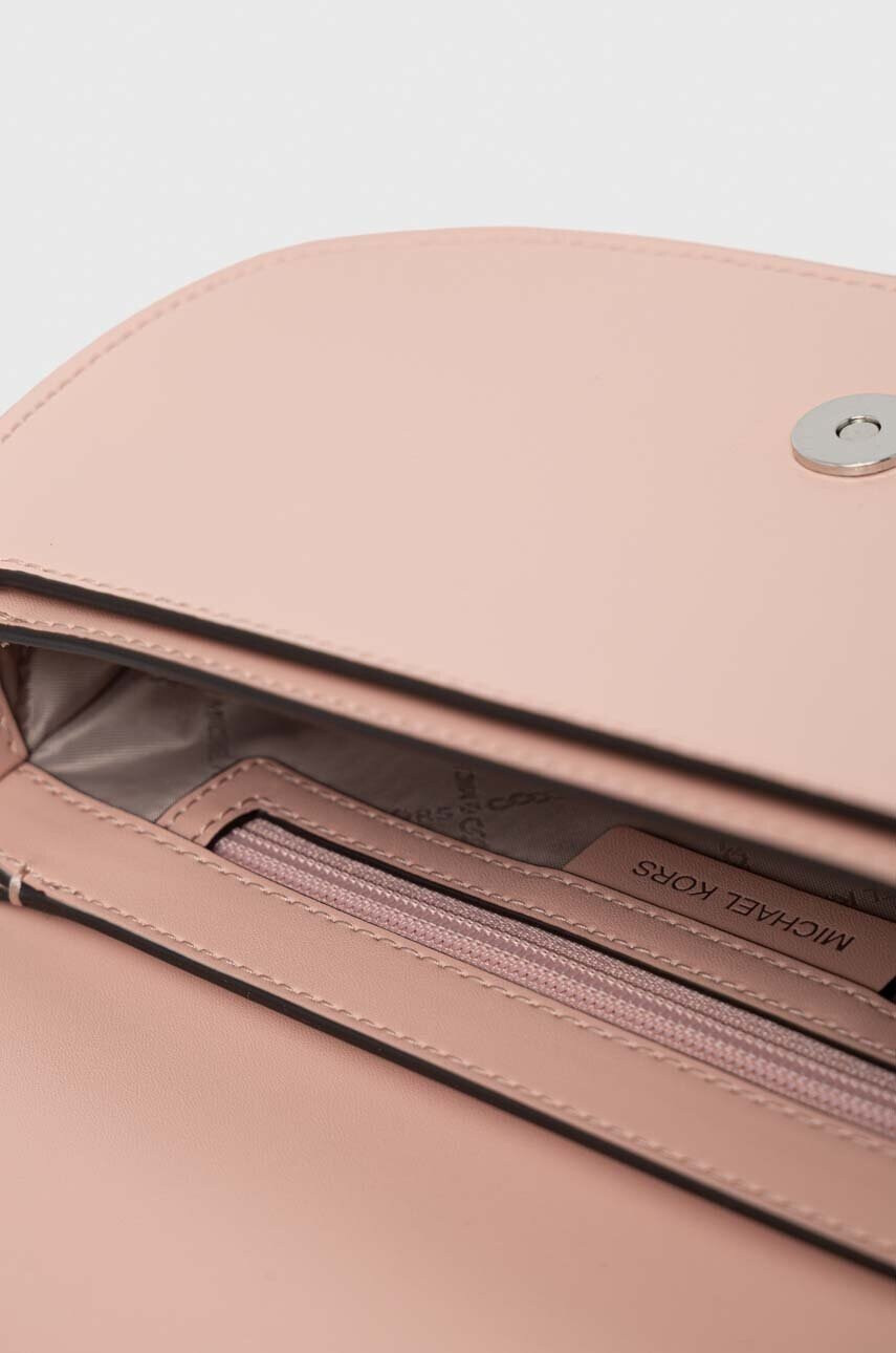 MICHAEL Michael Kors Кожена чанта в розово - Pepit.bg