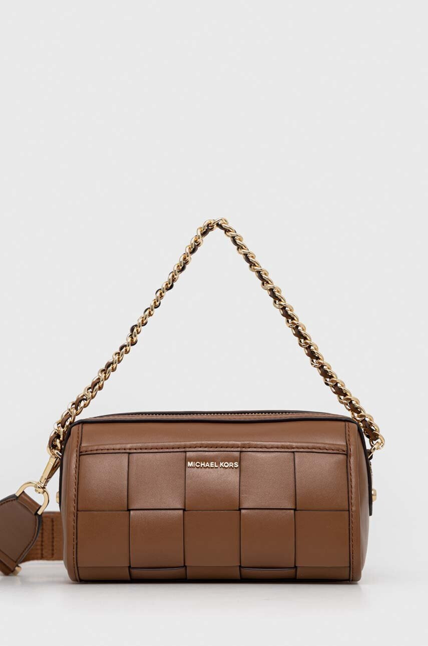 MICHAEL Michael Kors Кожена чанта в кафяво - Pepit.bg
