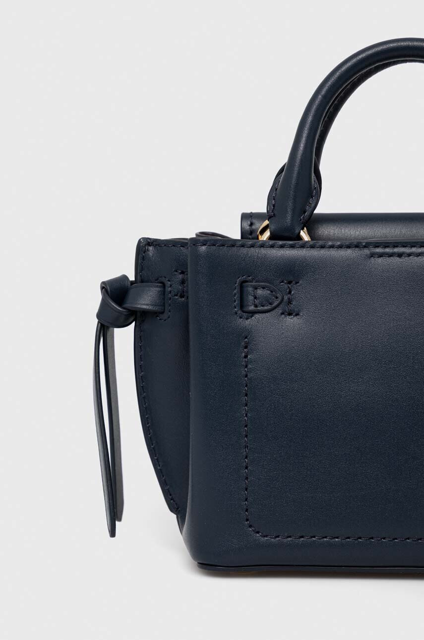 MICHAEL Michael Kors Кожена чанта в тъмносиньо - Pepit.bg