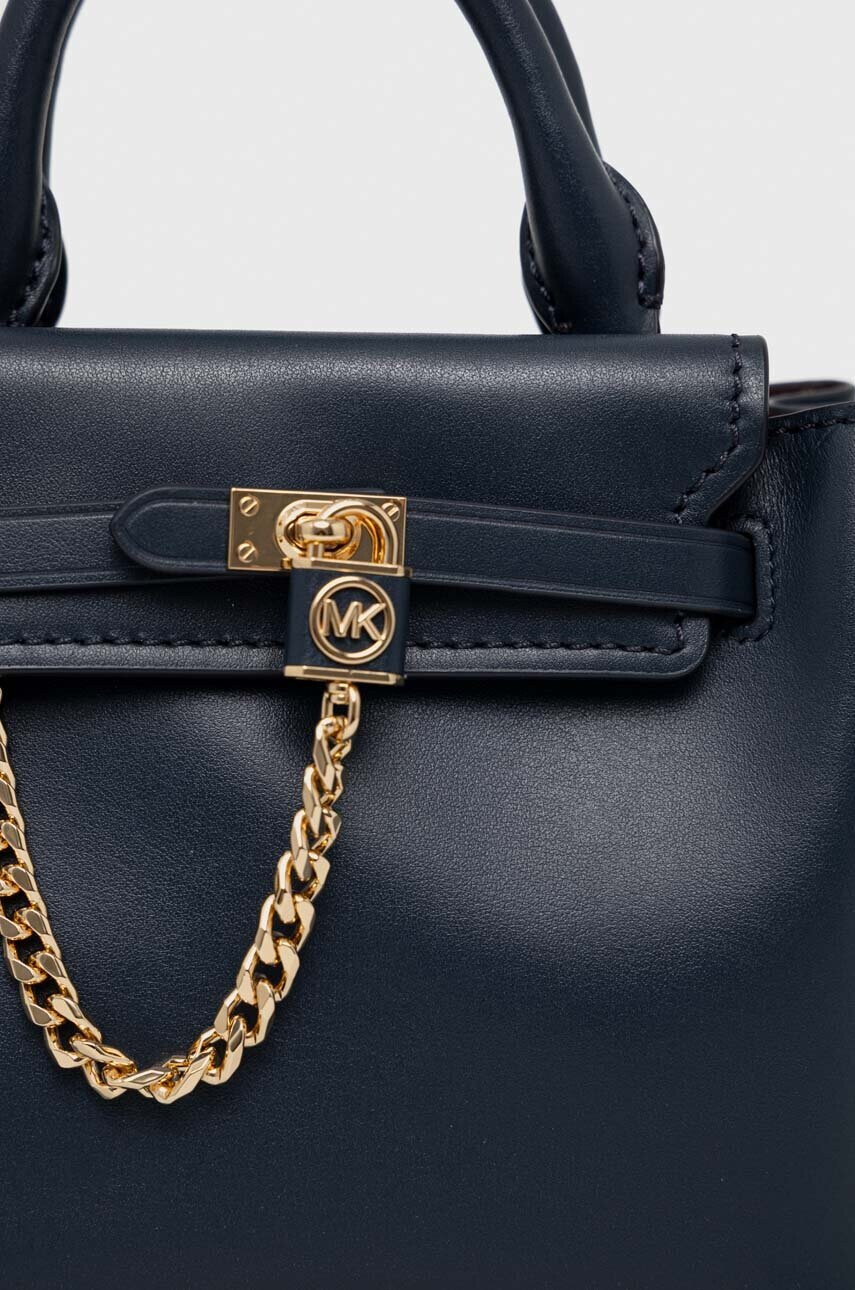MICHAEL Michael Kors Кожена чанта в тъмносиньо - Pepit.bg