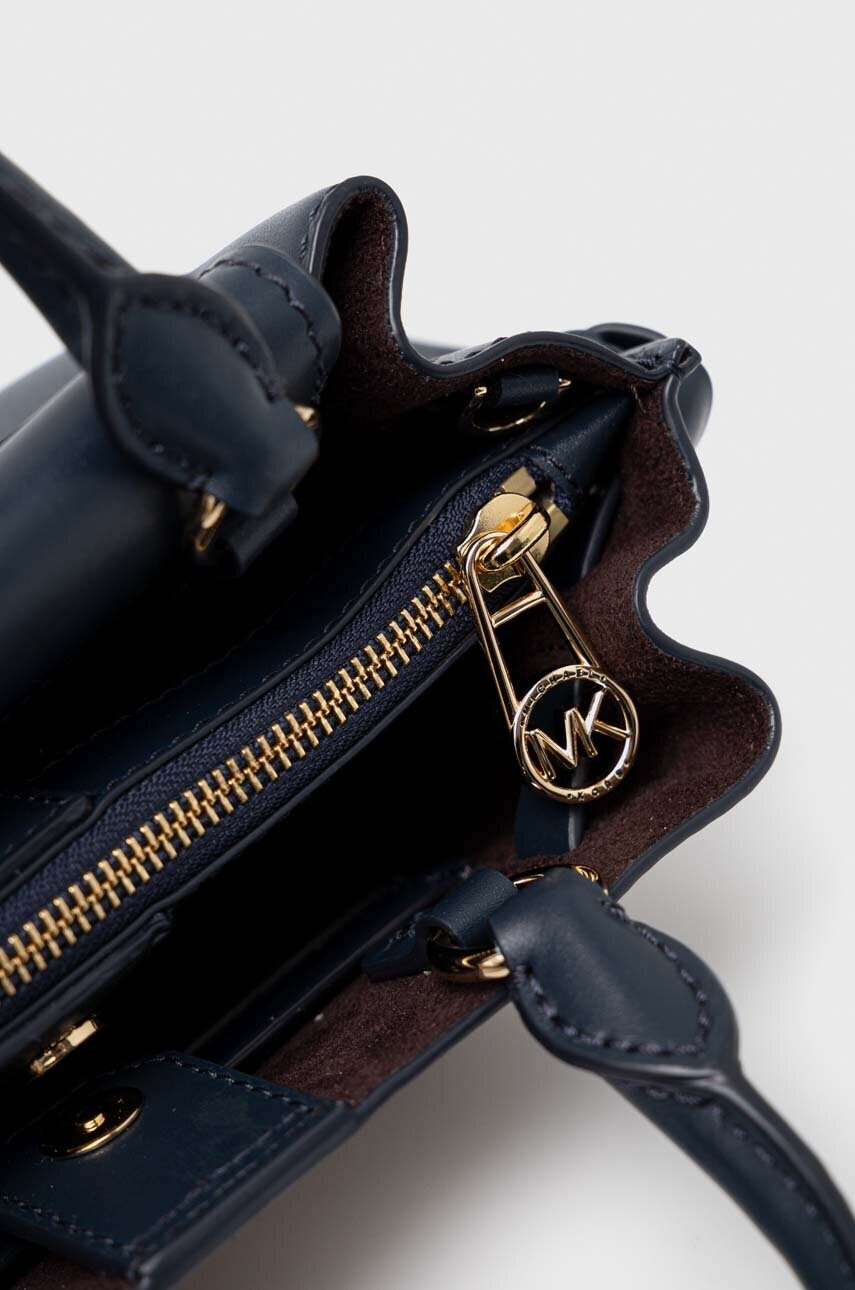 MICHAEL Michael Kors Кожена чанта в тъмносиньо - Pepit.bg