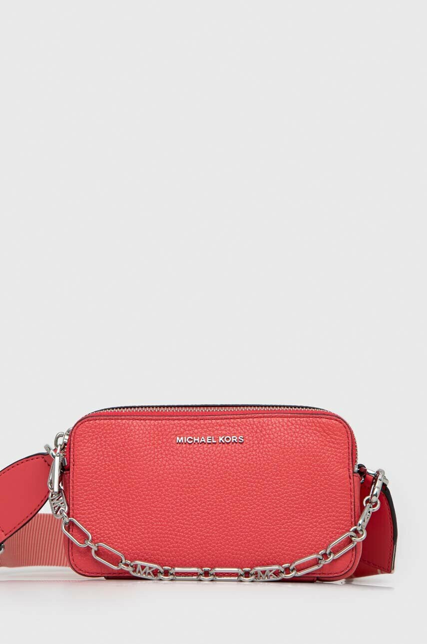 MICHAEL Michael Kors Кожена чанта в тъмносиньо - Pepit.bg