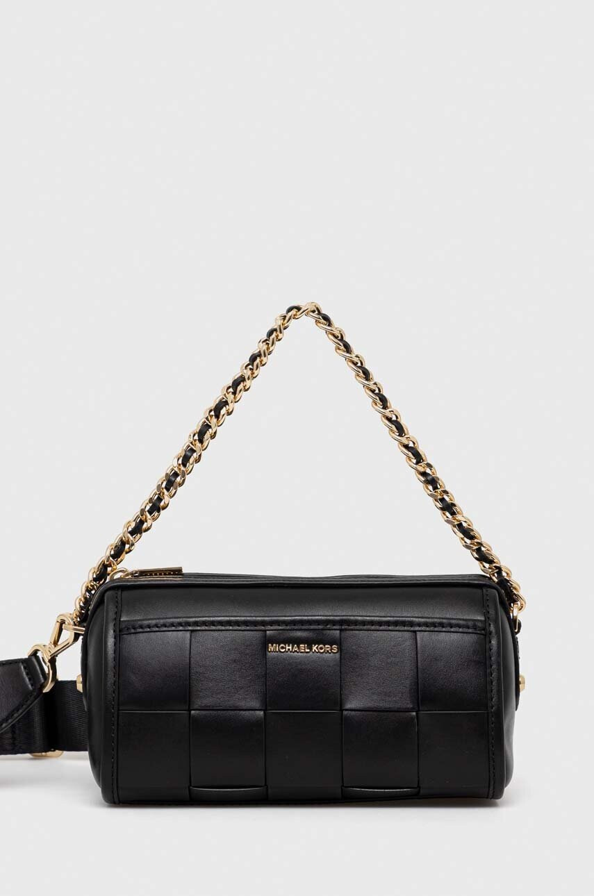 MICHAEL Michael Kors Кожена чанта в черно - Pepit.bg