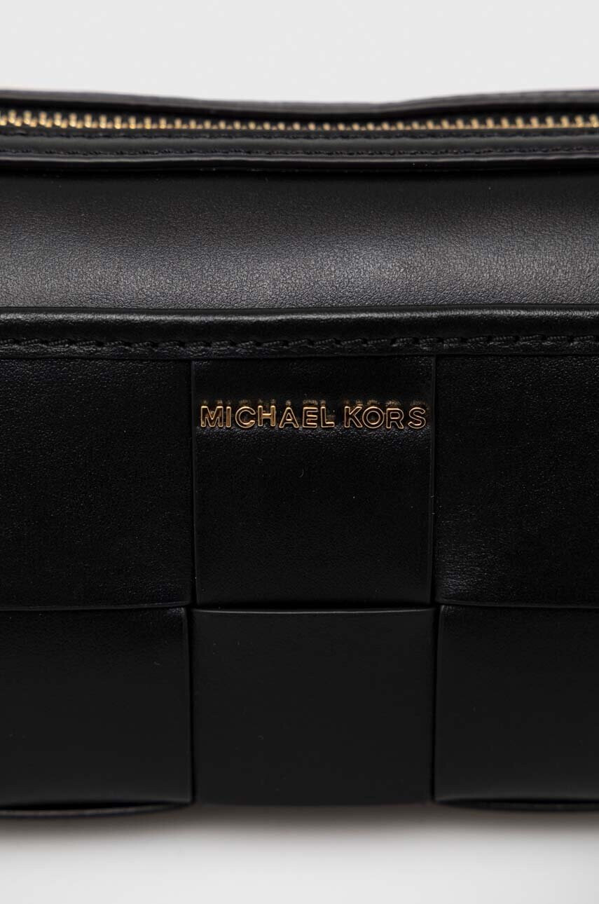 MICHAEL Michael Kors Кожена чанта в черно - Pepit.bg
