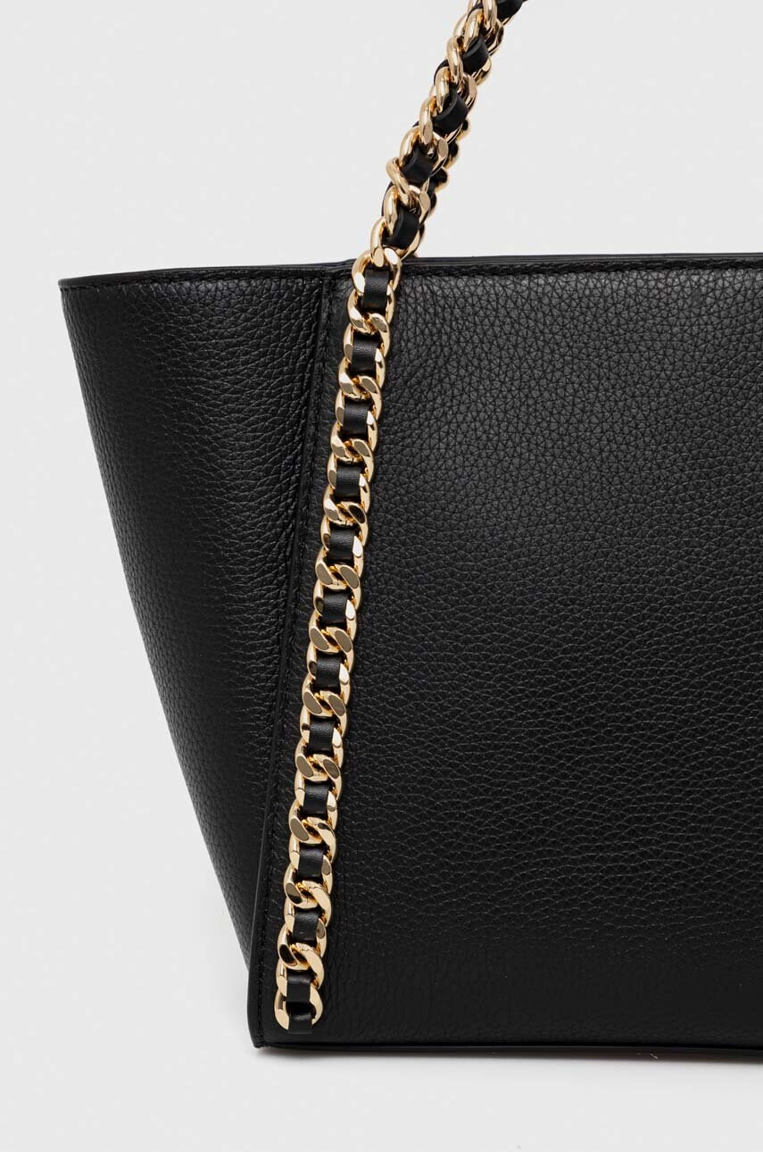 MICHAEL Michael Kors Кожена чанта в черно - Pepit.bg