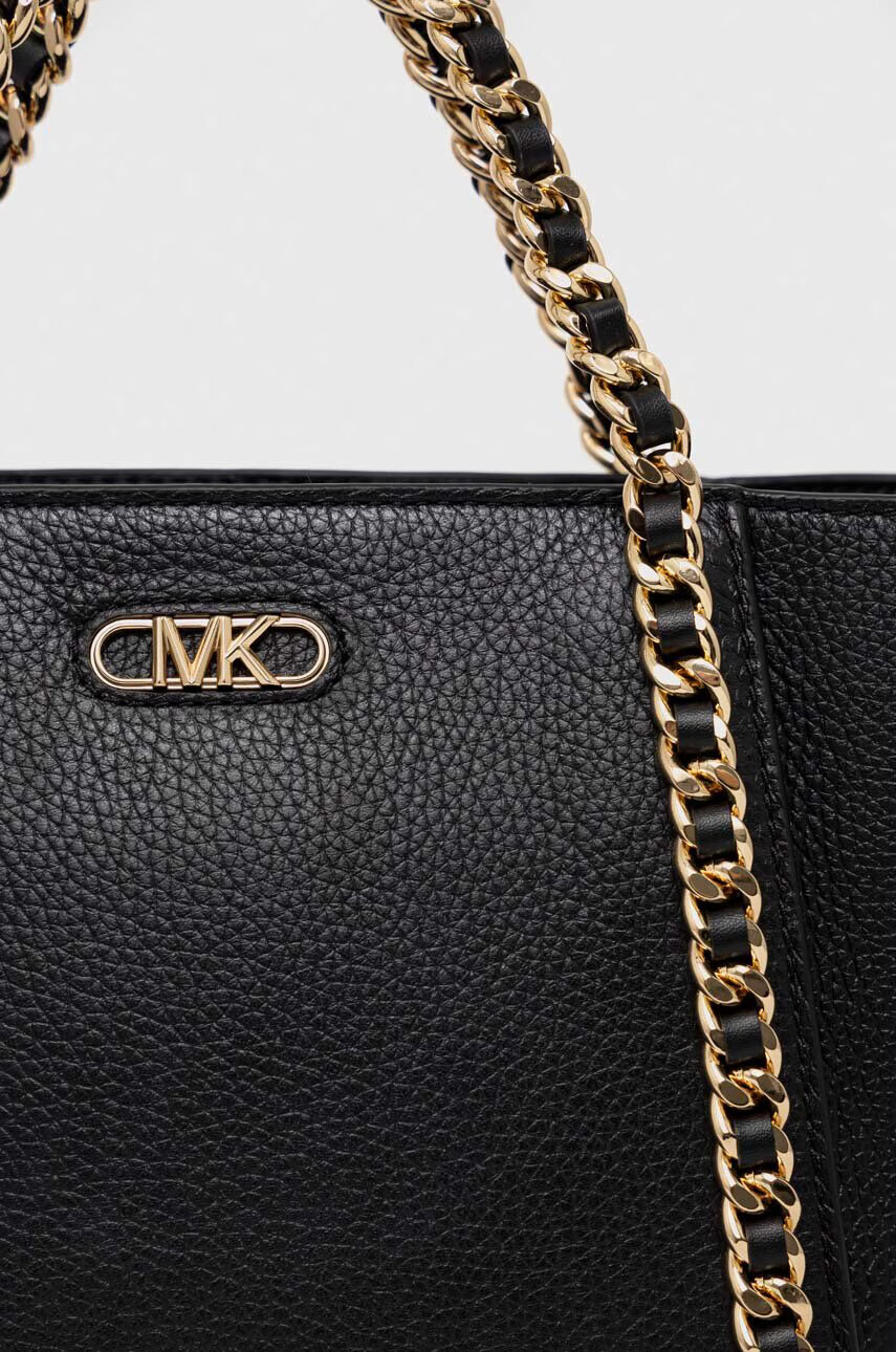 MICHAEL Michael Kors Кожена чанта в черно - Pepit.bg