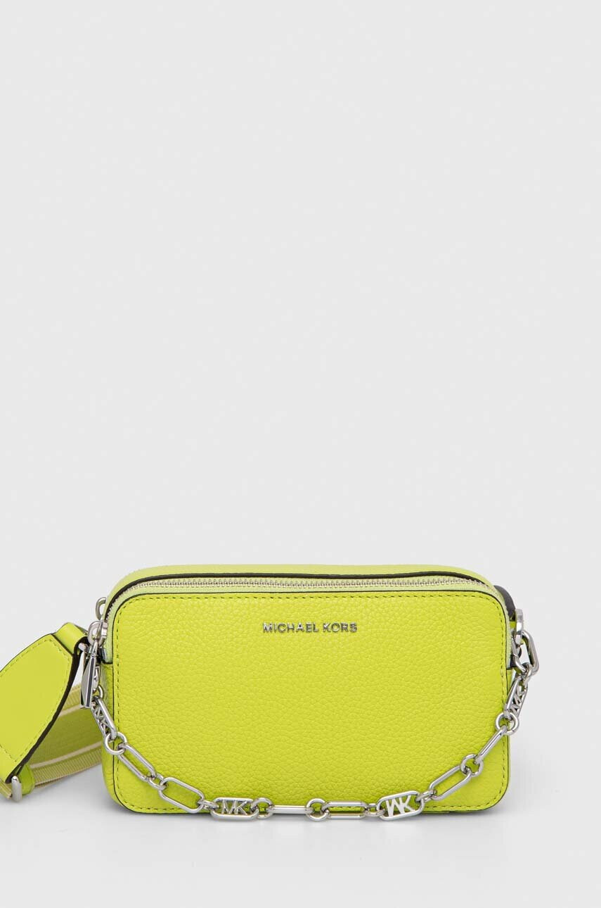 MICHAEL Michael Kors Кожена чанта в зелено - Pepit.bg