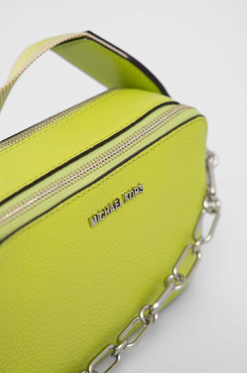 MICHAEL Michael Kors Кожена чанта в зелено - Pepit.bg