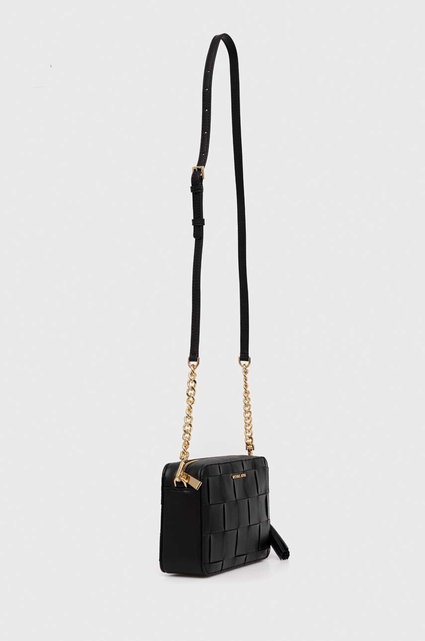 MICHAEL Michael Kors Кожена чанта в черно - Pepit.bg
