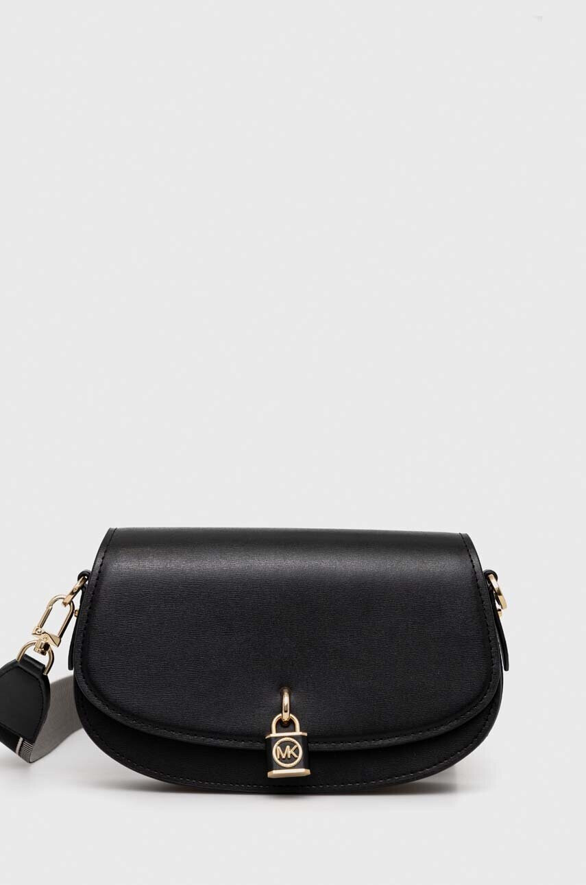 MICHAEL Michael Kors Кожена чанта в черно - Pepit.bg