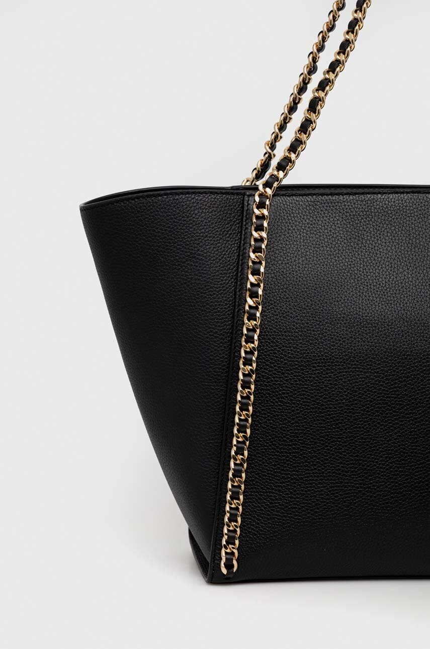 MICHAEL Michael Kors Кожена чанта в черно - Pepit.bg