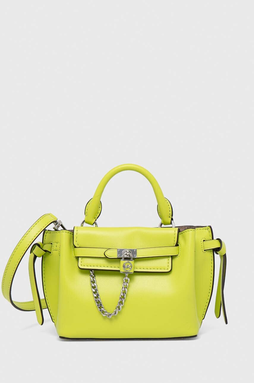 MICHAEL Michael Kors Кожена чанта в зелено - Pepit.bg