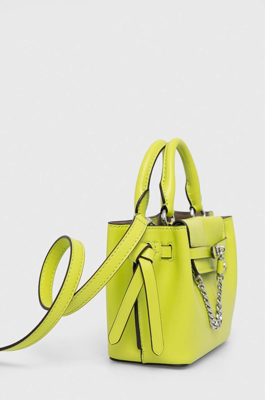 MICHAEL Michael Kors Кожена чанта в зелено - Pepit.bg