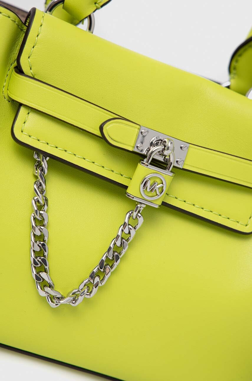 MICHAEL Michael Kors Кожена чанта в зелено - Pepit.bg