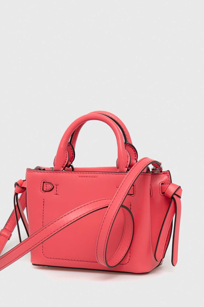 MICHAEL Michael Kors Кожена чанта в розово - Pepit.bg
