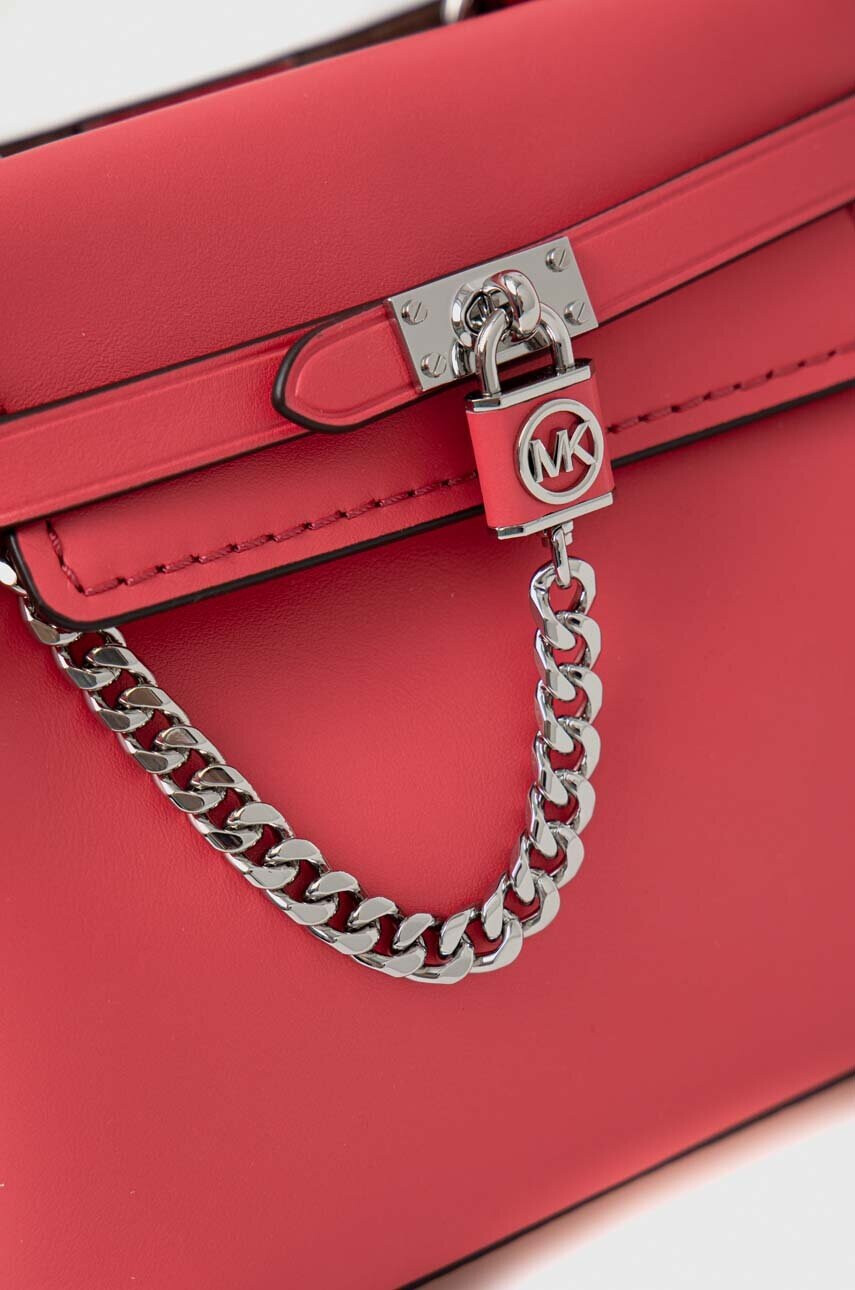 MICHAEL Michael Kors Кожена чанта в розово - Pepit.bg