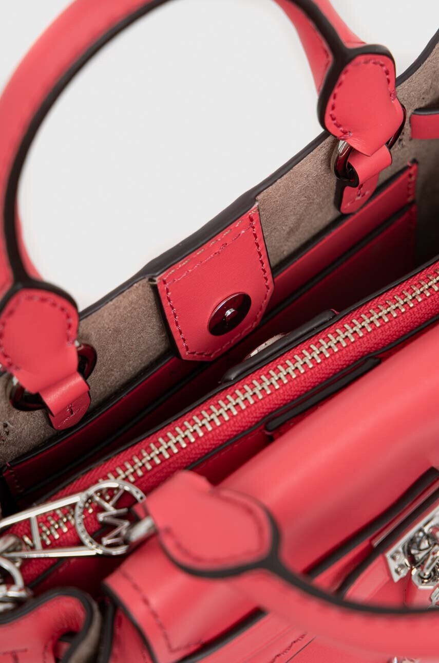 MICHAEL Michael Kors Кожена чанта в розово - Pepit.bg