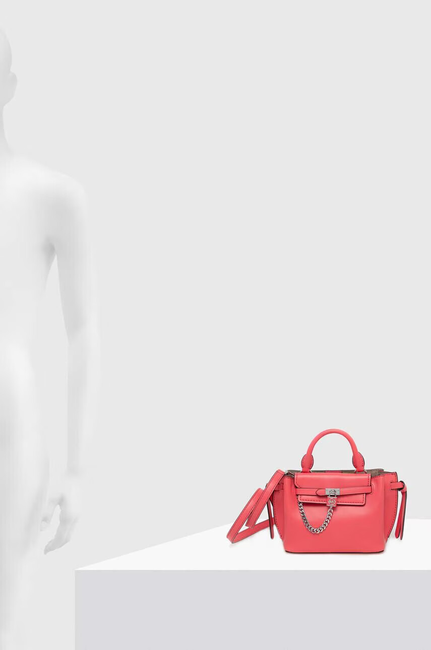 MICHAEL Michael Kors Кожена чанта в розово - Pepit.bg
