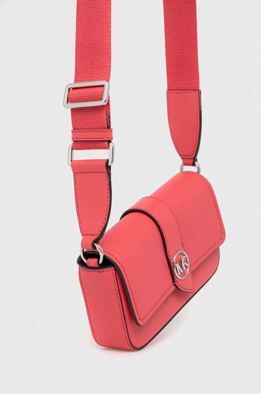 MICHAEL Michael Kors Кожена чанта в розово - Pepit.bg